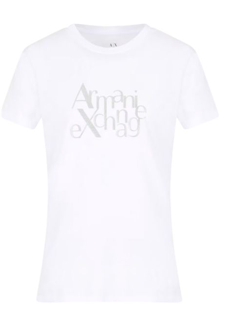 T-shirt regular fit with logo glitter ASV ARMANI EXCHANGE | T-shirt | XW000109 AF10359U0002